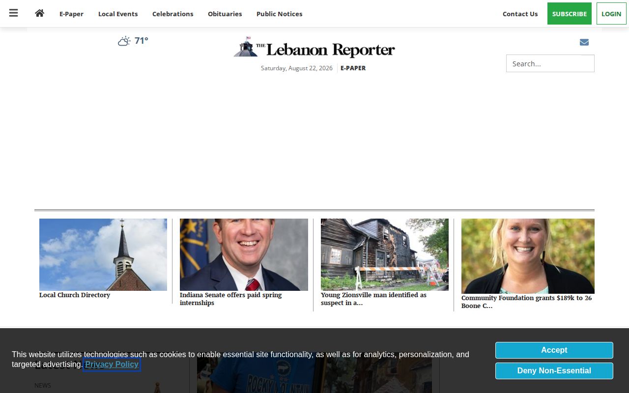 Lebanon Reporter Boone County crime news records source